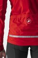 CASTELLI Cycling thermal jacket - GO WINTER - red