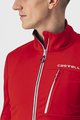 CASTELLI Cycling thermal jacket - GO WINTER - red