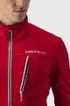 CASTELLI Cycling thermal jacket - GO WINTER - red