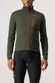 CASTELLI Cycling thermal jacket - GO WINTER - green