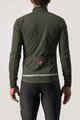 CASTELLI Cycling thermal jacket - GO WINTER - green