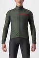 CASTELLI Cycling windproof jacket - SQUADRA STRECH - green