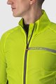 CASTELLI Cycling windproof jacket - SQUADRA STRECH - yellow