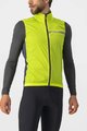 CASTELLI Cycling gilet - SQUADRA STRECH - yellow