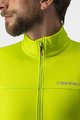 CASTELLI Cycling winter long sleeve jersey - FONDO 2 WINTER - yellow