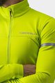CASTELLI Cycling winter long sleeve jersey - FONDO 2 WINTER - yellow