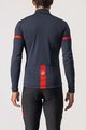 CASTELLI Cycling winter long sleeve jersey - FONDO 2 WINTER - blue