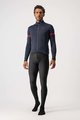 CASTELLI Cycling winter long sleeve jersey - FONDO 2 WINTER - blue