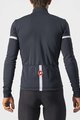 CASTELLI Cycling winter long sleeve jersey - FONDO 2 WINTER - anthracite