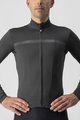 CASTELLI Cycling winter long sleeve jersey - PRO THERMAL - anthracite