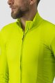 CASTELLI Cycling winter long sleeve jersey - PRO THERMAL - yellow