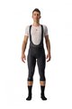 CASTELLI Cycling long bib trousers - ENTRATA THERMAL - black