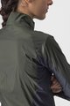 CASTELLI Cycling windproof jacket - SQUADRA STRECH LADY - green