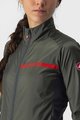 CASTELLI Cycling windproof jacket - SQUADRA STRECH LADY - green