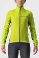 CASTELLI Cycling windproof jacket - SQUADRA STRECH LADY - yellow