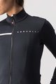 CASTELLI Cycling winter long sleeve jersey - SINERGIA 2 LADY WNT - anthracite