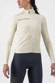 CASTELLI Cycling winter long sleeve jersey - SINERGIA 2 LADY WNT - ivory