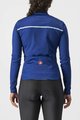 CASTELLI Cycling winter long sleeve jersey - SINERGIA 2 LADY WNT - blue