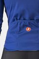 CASTELLI Cycling winter long sleeve jersey - SINERGIA 2 LADY WNT - blue