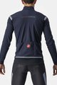 CASTELLI Cycling thermal jacket - PERFETTO ROS 2 - blue