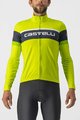 CASTELLI Cycling winter long sleeve jersey - PASSISTA - yellow