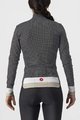 CASTELLI Cycling winter long sleeve jersey - VOLARE LADY WINTER - white/black