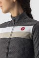 CASTELLI Cycling winter long sleeve jersey - VOLARE LADY WINTER - white/black