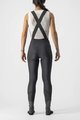 CASTELLI Cycling long bib trousers - VELOCISSIMA DT LADY - black