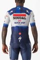 CASTELLI Cycling short sleeve jersey - SOUDAL QUICK-STEP '23 CLIMBER'S 3.1 - blue/white
