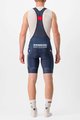 CASTELLI Cycling bib shorts - SOUDAL QUICK-STEP 23 - blue