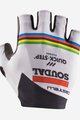 CASTELLI Cycling fingerless gloves - SOUDAL QUICK-STEP 23 - white