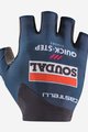 CASTELLI Cycling fingerless gloves - SOUDAL QUICK-STEP 24 - blue