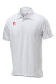CASTELLI Cycling short sleeve t-shirt - RACE DAY POLO - white
