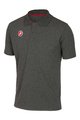 CASTELLI Cycling short sleeve t-shirt - RACE DAY POLO - grey