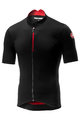 CASTELLI Cycling short sleeve jersey - ESPRESSO - black