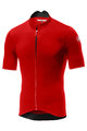 CASTELLI Cycling short sleeve jersey - ESPRESSO - red