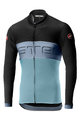 CASTELLI Cycling summer long sleeve jersey - PROLOGO VI SUMMER - light blue/grey