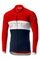 CASTELLI Cycling summer long sleeve jersey - PROLOGO VI SUMMER - blue/red/beige