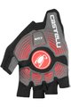 CASTELLI Cycling fingerless gloves - ROSSO CORSA ESPRESSO - red/black