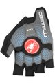 CASTELLI Cycling fingerless gloves - ROSSO CORSA ESPRESSO - grey/black