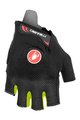 CASTELLI Cycling fingerless gloves - ARENBERG GEL - yellow/black