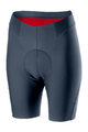 CASTELLI Cycling shorts without bib - PREMIO 2 W LADY - blue