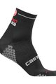 CASTELLI Cyclingclassic socks - ROSA CORSA DUE LADY - black
