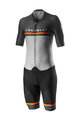 CASTELLI Cycling skinsuit - SANREMO 4 SPEED - black/grey