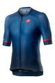 CASTELLI Cycling short sleeve jersey and shorts - AERO RACE - blue/grey