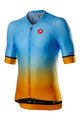 CASTELLI Cycling short sleeve jersey - AERO RACE 6.0 - yellow/light blue