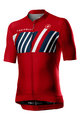 CASTELLI Cycling short sleeve jersey - HORS CATEGORIE - red
