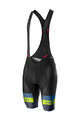 CASTELLI Cycling bib shorts - COMPETIZIONE - green/black