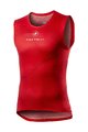 CASTELLI Cycling sleeve less t-shirt - PRO MESH - red