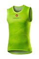 CASTELLI Cycling sleeve less t-shirt - PRO MESH - yellow